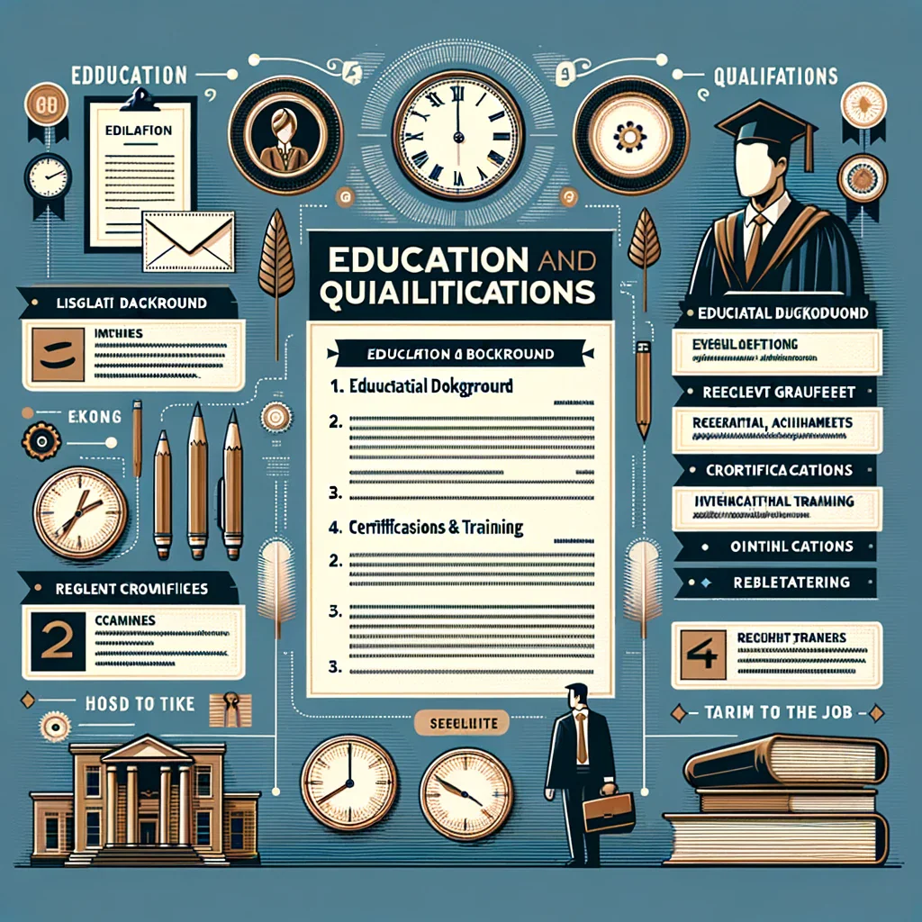 Education and Qualifications